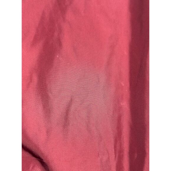 Timberland Burgundy Windbreaker Jacket Men’s L Zip Front Lightweight Stains - Picture 6 of 6